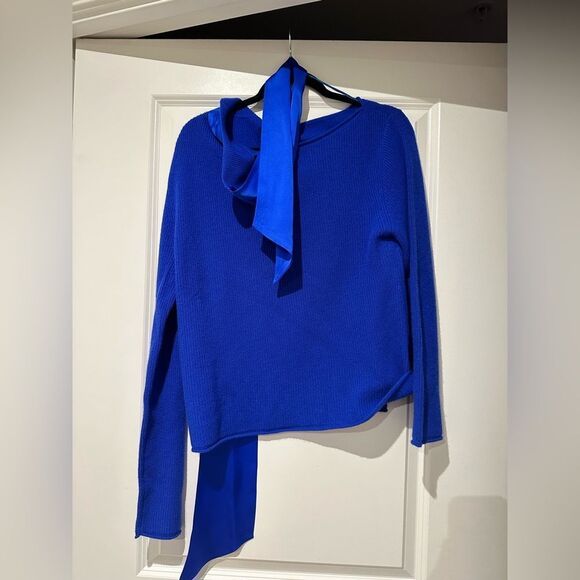 RtA Millie Cashmere Silk Scarf Sweater - Picture 5 of 7